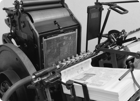 1930年購入のハイデルベルグプラテン機