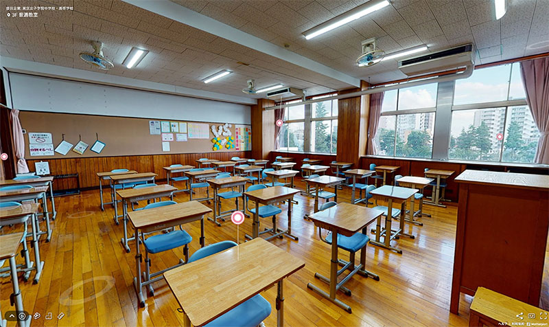 東京女子学院様 3F普通教室